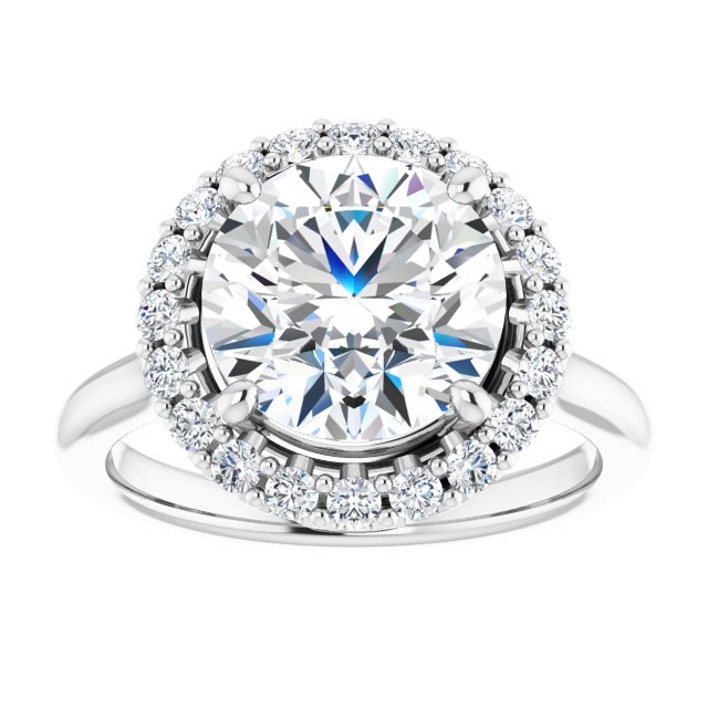 Aliane Platinum 9.4mm Round Ring