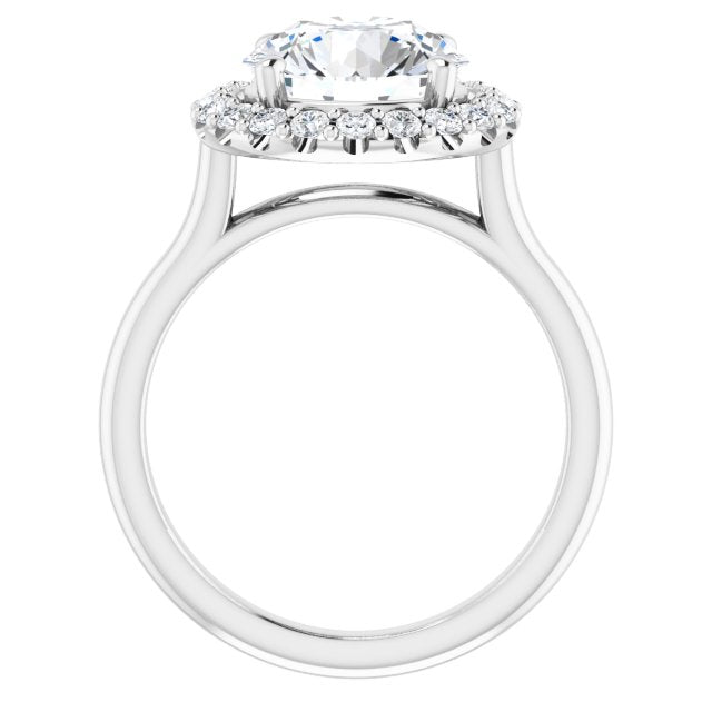 Aliane Platinum 9.4mm Round Ring