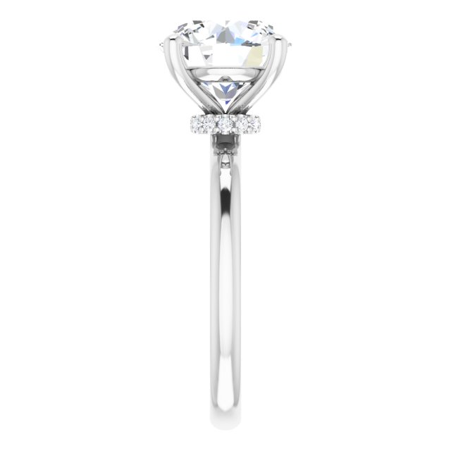 Lyrienne Platinum 10mm Round Ring