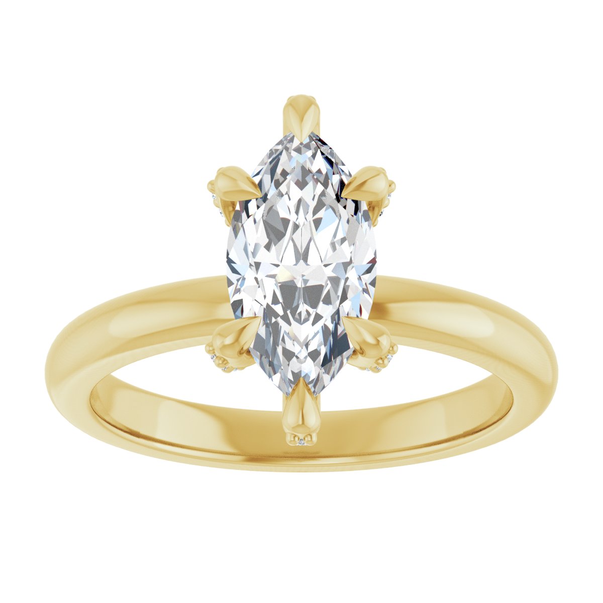 Aurelia 14K Yellow 11x5.5mm Marquise Ring
