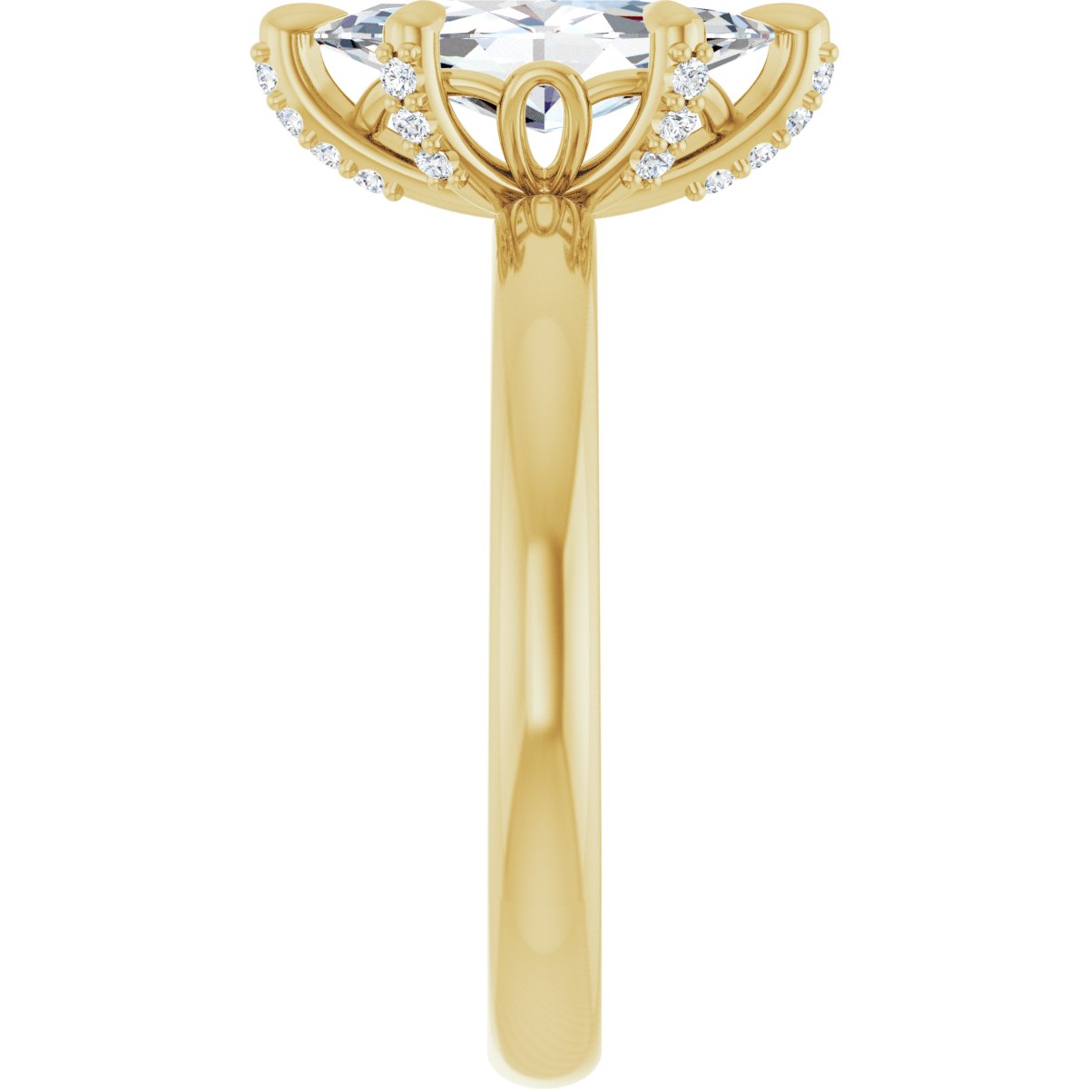 Aurelia 14K Yellow 11x5.5mm Marquise Ring