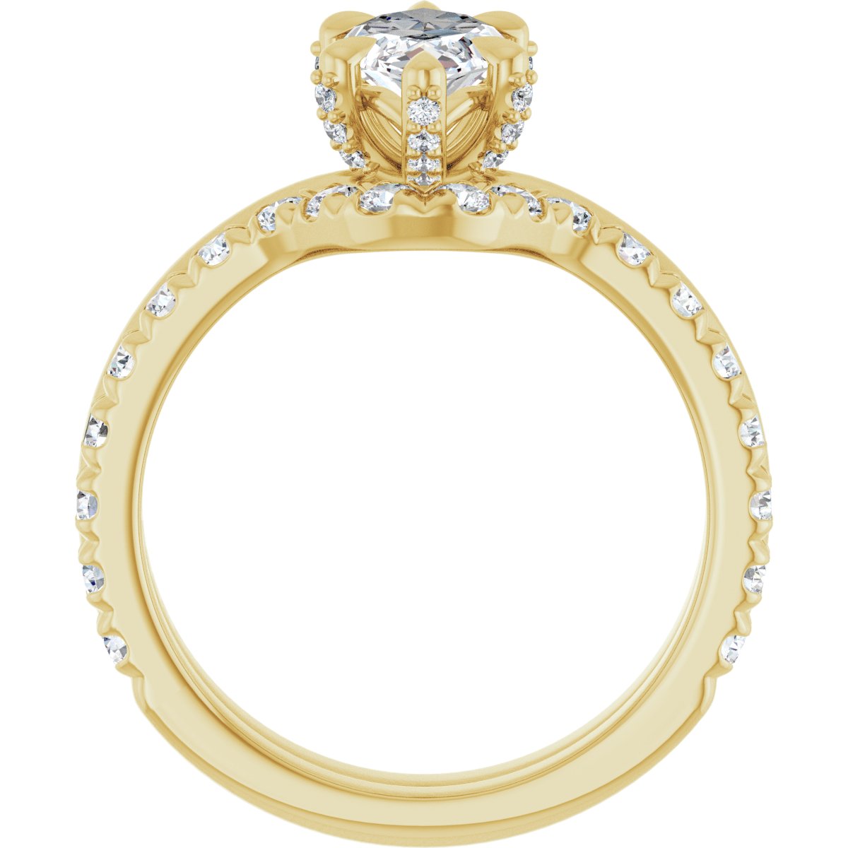Aurelia 14K Yellow 11x5.5mm Marquise Ring