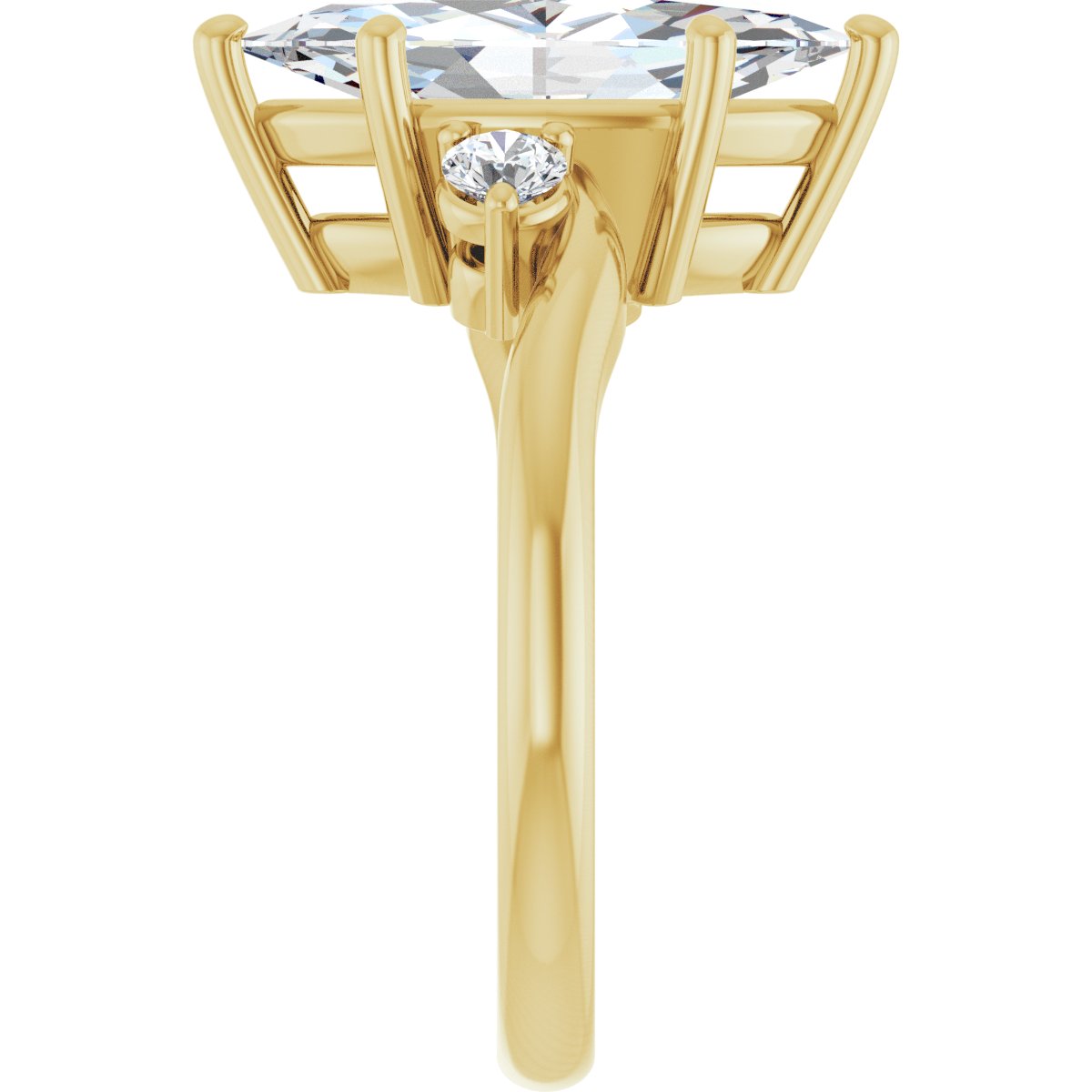 Elethia 14K Yellow 15x7mm Marquise Ring