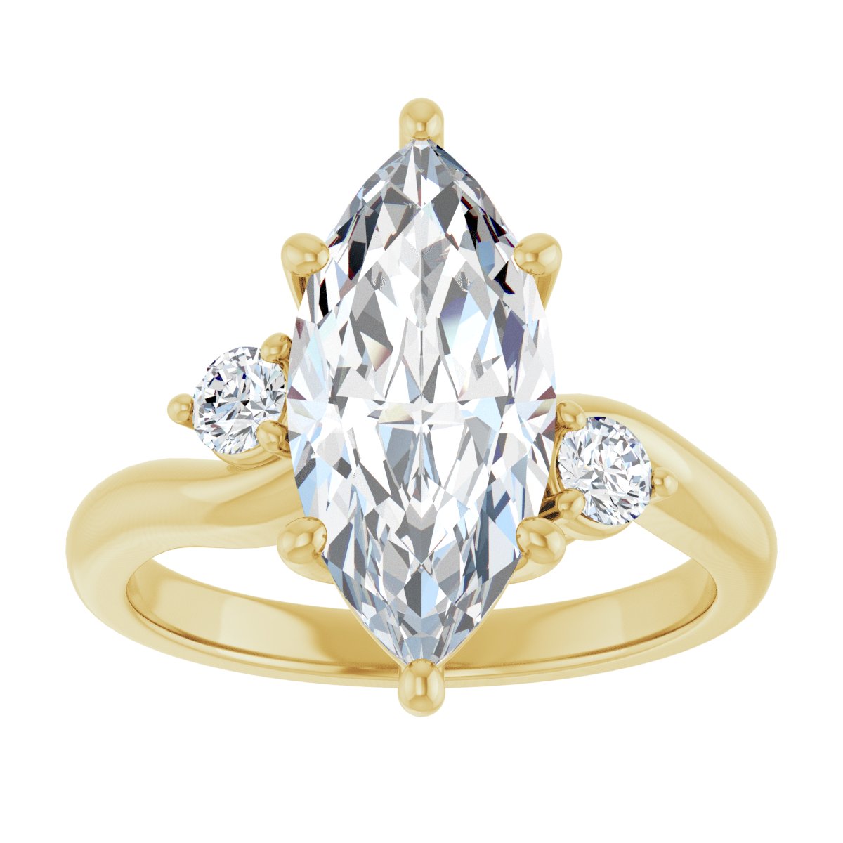 Elethia 14K Yellow 15x7mm Marquise Ring